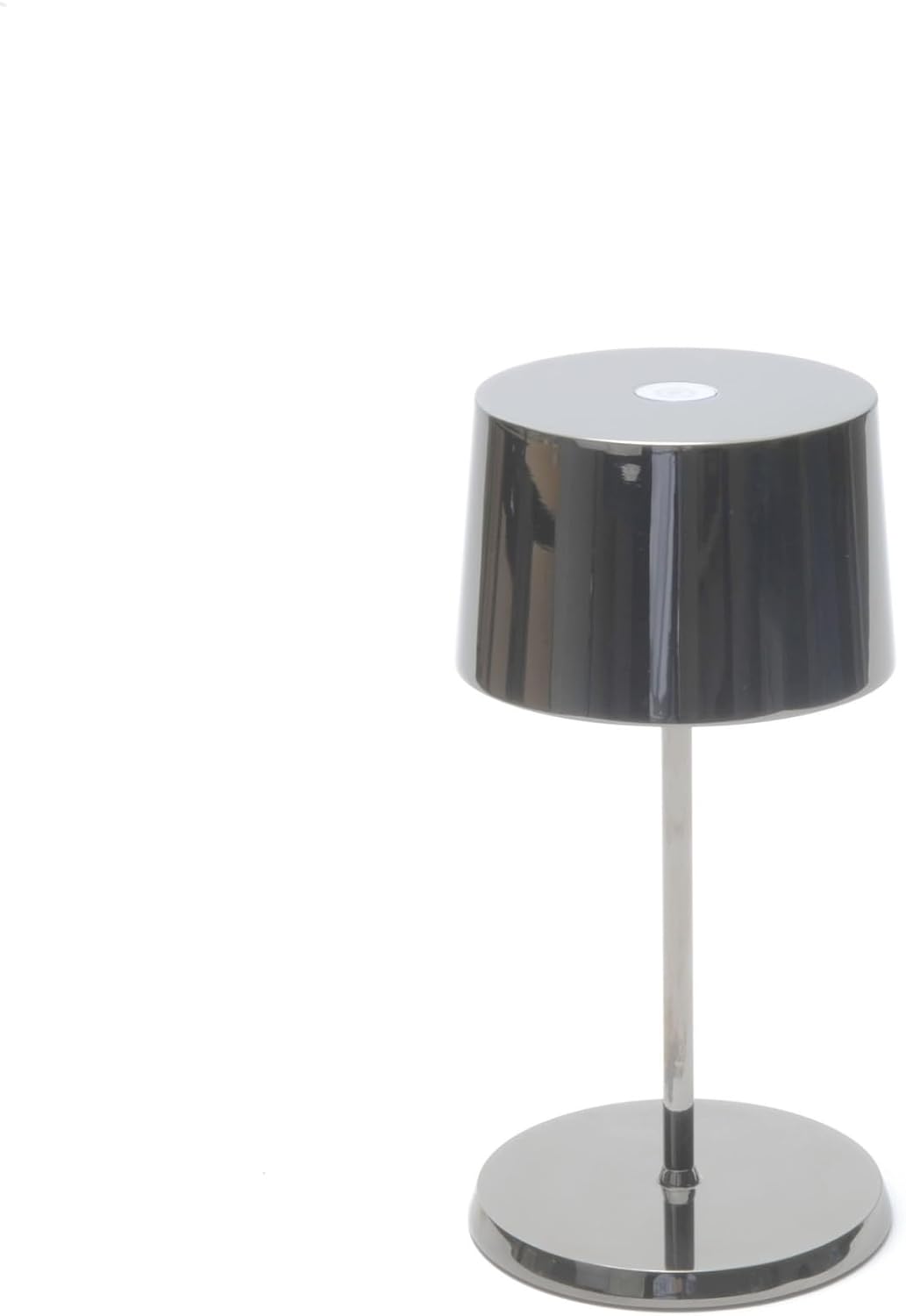 Zafferano, Olivia Mini Lamp, Portable and Rechargeable Table Lamp with Touch Controls, Suitable for Indoor and Outdoor, Dimmer, 2200-3000 K, Height 8.7 Inches, Capri Blue Color