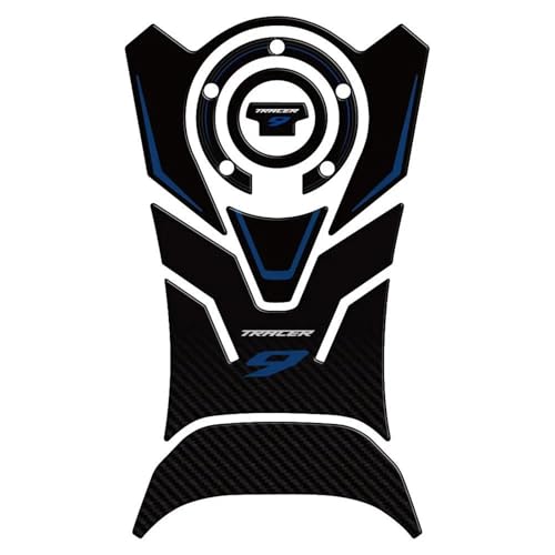 Autocollants réservoir moto Tracer 9 GT accessoires protection latérale bleu