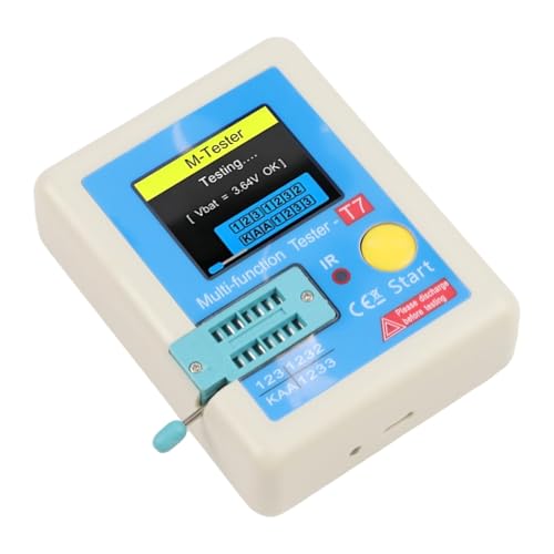 Testeur de transistor LCR-T7 avec écran TFT bleu pour composants électroniques - 4