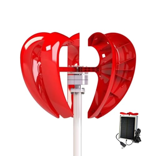 OLONETO 1KW Vertical Axis Wind Turbine 12v/24v/48v Permanent Magnet Synchronous Wind Turbine with Controller Household Wind and Solar Hybrid Power Generation System (Color : 24V)