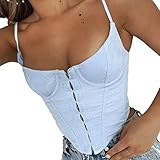 Corset Y2k Top Vintage Gothic Women's Mesh Lace Up Underbust Overbust Waist Trainer Push Up Stain...