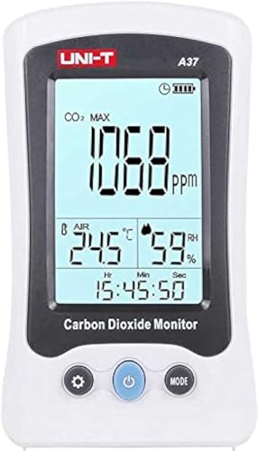 UNI-T A25M/A25D//A37 Air Quality Meters PM2.5 Meters Automatic Baseline Correction detect CO2 Concentration
