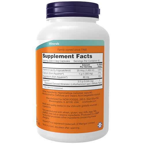 NOW Supplements Red Mineral Algae
