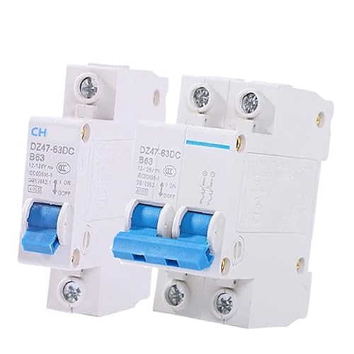 Disjoncteur CC protection surintensités bipolaire 2P 10A tension 12V-120V