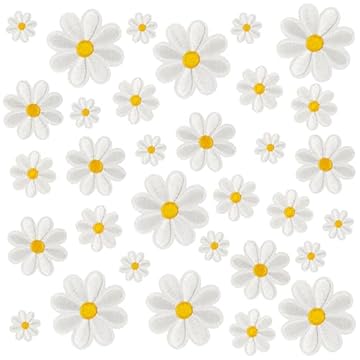 daisy machine embroidery design