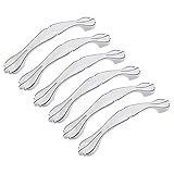  Vintage Decor Kitchen Cabinet Handles 6Pcs Drawer Cabinet Pulls Matte Black Dresser Drawer Pulls Stainless Steel Cupboard Handles for Kitchen Vintage Decor Kitchen Cabinet Handles Handle (Colo(White 1