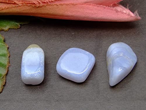 g3-599W 原石 穴なし ブルーレースアゲート 10mm×10mm～10mm×21mm 1個売り 南アフリカ産 天然石 パワーストーン