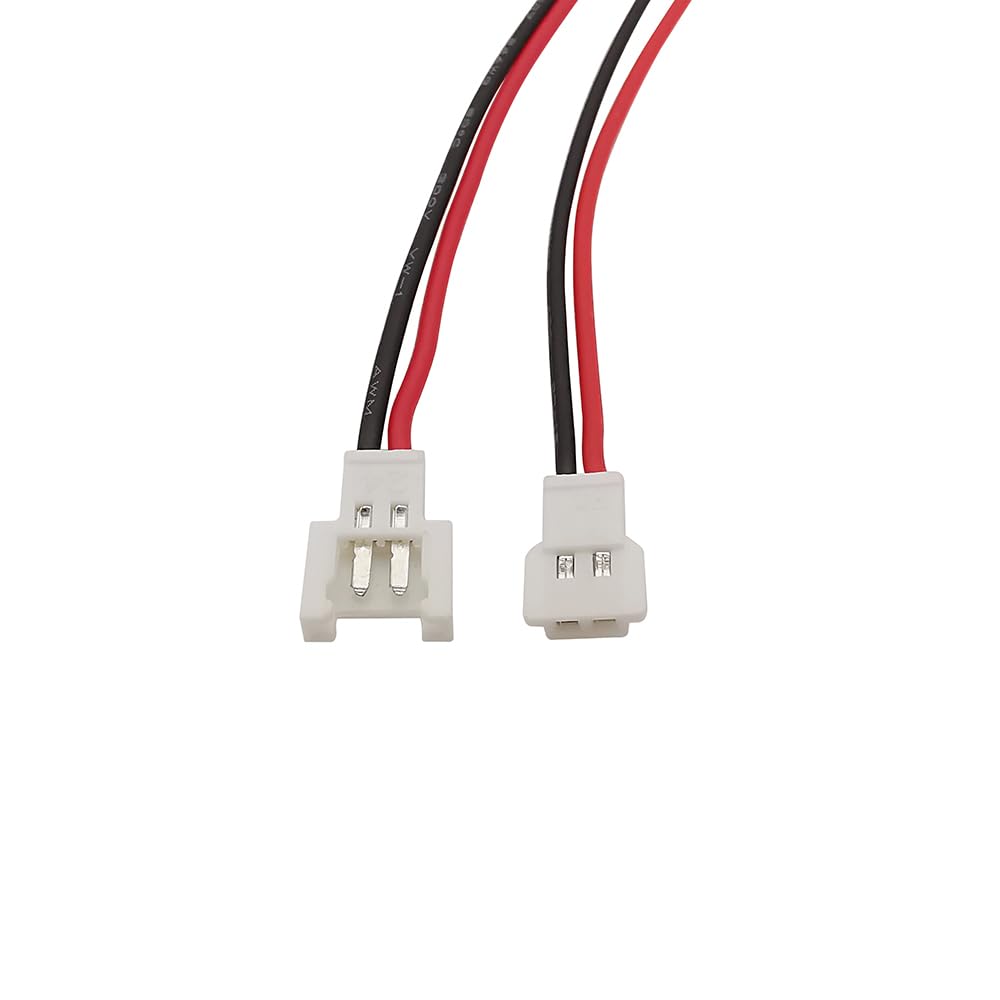 10/20 Stücke MX 2.0 JST Pitch 2,0mm 2 Pin Antenne Docking Männlich Weiblich Steckdose Kabel Draht Stecker 150MM Länge(Dark Grey,10Pcs)
