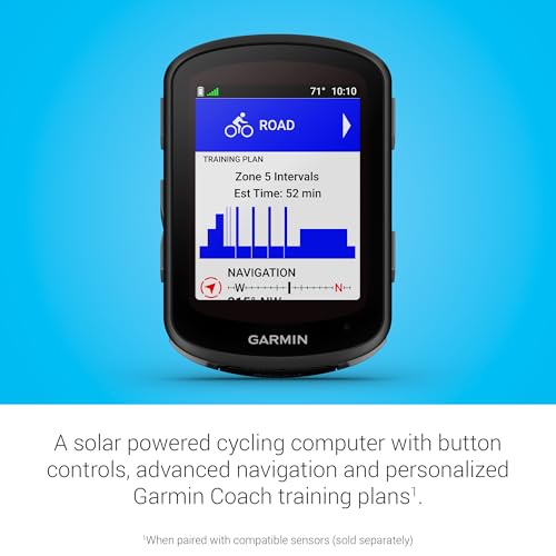 undefined Garmin Edge 540 Solar, Solar-Charging GPS Cycling Computer with Button Controls, Targeted Adaptive Coaching, Advanced Navigation and More の商品画像 2