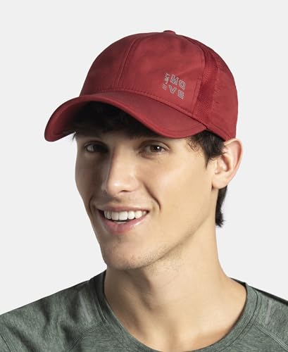 Image of Jockey CP21 Polyester Solid Active Wear Cap with Adjustable Back Closure and Stay Dry Technology