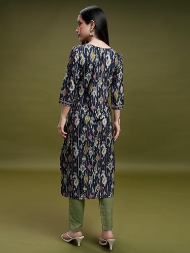 Image of Vishudh Women's Kurta | Regular Fit | Trendy Ethnic Top for Everyday Comfort