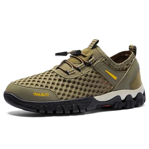 Image of Water Shoes Men Quick Drying Outdoor Hiking Barefoot Boat Footwear Aqua Shoes for Water Sport Waders Diving Hiking Sailing Travel Beach Wading Swimming Fishing Kayaking