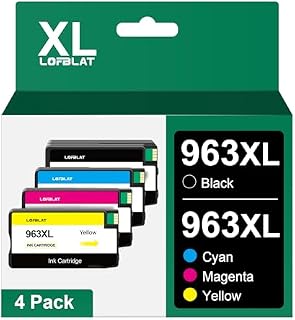 LOFBLAT 963XL Ink Cartridges Replacement for HP 963XL Multipack 963 XL for HP OfficeJet Pro 9010 9012 9020 9014 9015 9016 9018 9019 9022 9025