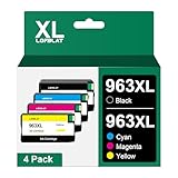 Paket enthalten: 963XL Schwarz, 963XL Cyan, 963XL Gelb, 963XL Magenta (4er-Pack 963XL Set) Patrone mit separatem Bürstenkopf: bietet den Vorteil, dass Sie die Patrone einzeln können, wodurch die Kosten gesenkt werden.