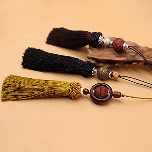 TONIFUL 1mm x 100 Yards Gold Nylon Cord Satin String for Bracelet Jewelry Making Rattail Macrame Trim Cord Necklace Bulk Beading Thread Kumihimo Chinese Knot Craft