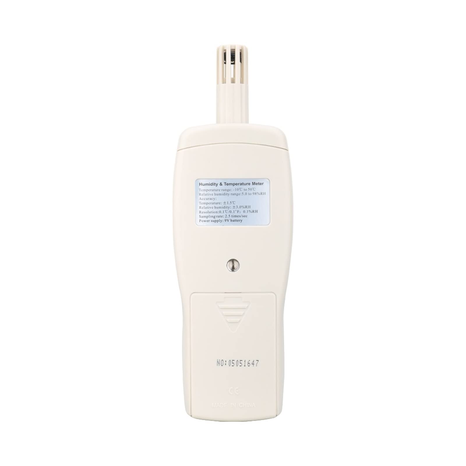 Medidor de temperatura humedad Higrómetro digital Sensor -10~50C 5% 98% Para laboratorio