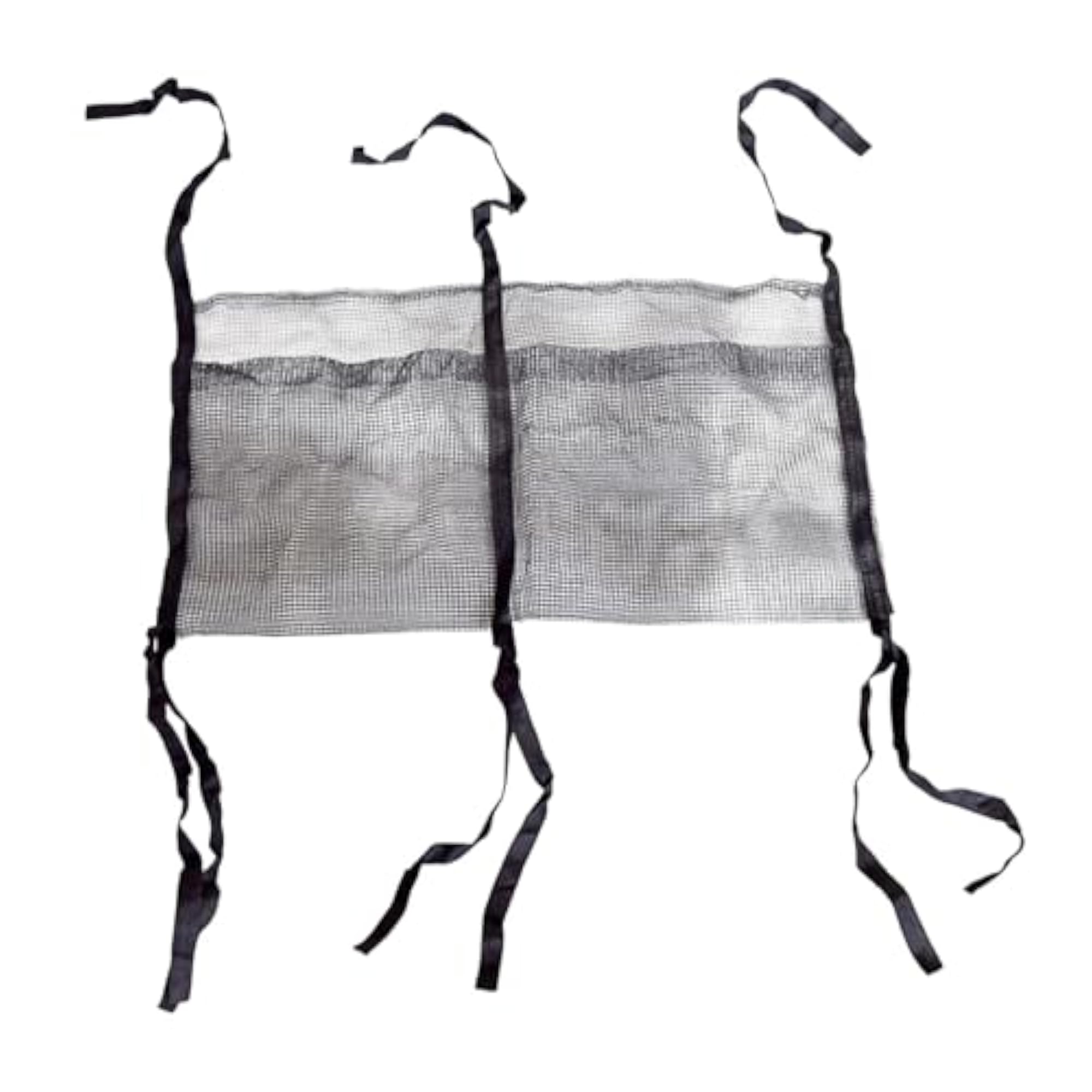 Trampoline Shoes Storage Bag Portable Easy Setup Trampoline Storage Mesh Bag 2 Pockets
