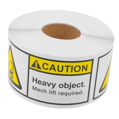 KICHOUSE 1 Roll Team Lift Label Stickers Heavy Team Lift Label Heavy Stickers for Shipping Stickers Heavy Stickers for Moving