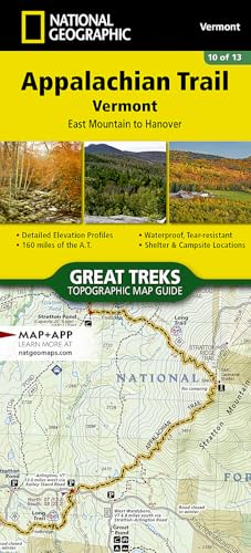 Appalachian Trail: Vermont Map [East Mountain to Hanover] (National Geographic Topographic Map Guide, 1510)