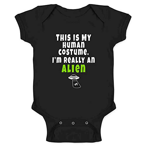 Image of Pop Threads This Is My Human Im Really An Alien Cosplay Funny Infant Baby Boy Girl Bodysuit