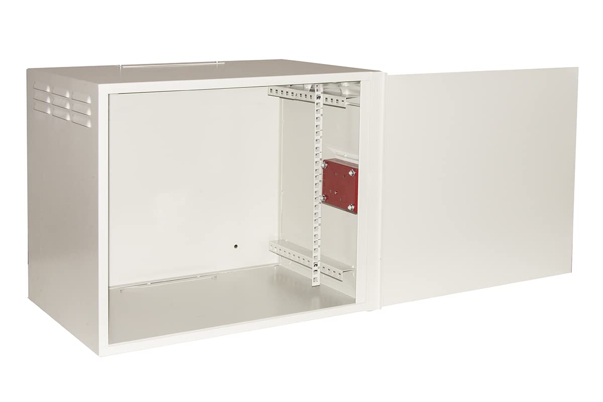 LINK Armadio Rack 19" 6U Porta in Ferro Antivandalismo con Serratura Antieffrazione, dimensione cm. 40x56x33