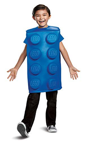 Disguise Blue Brick Child Costume, Blue, Medium/(7-8)