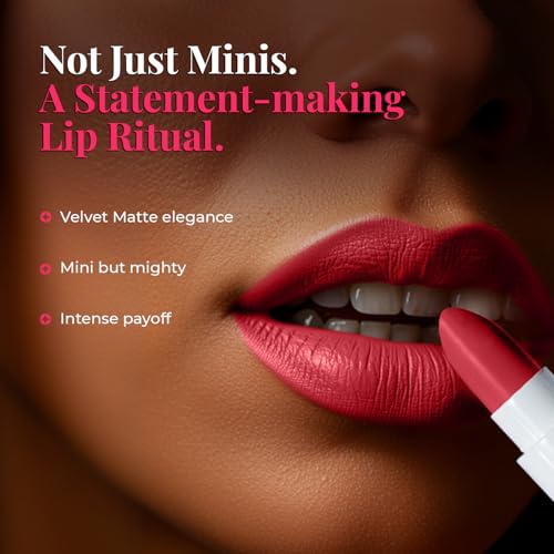 Image of Just Herbs Ayurvedic Lipsticks Half size