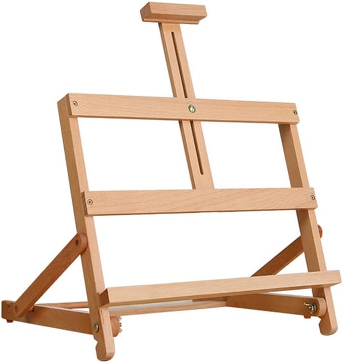 HBJWOV Desktop Folding Easel Tabletop Mini Easel Drawing Board Complete with Display for Art Students