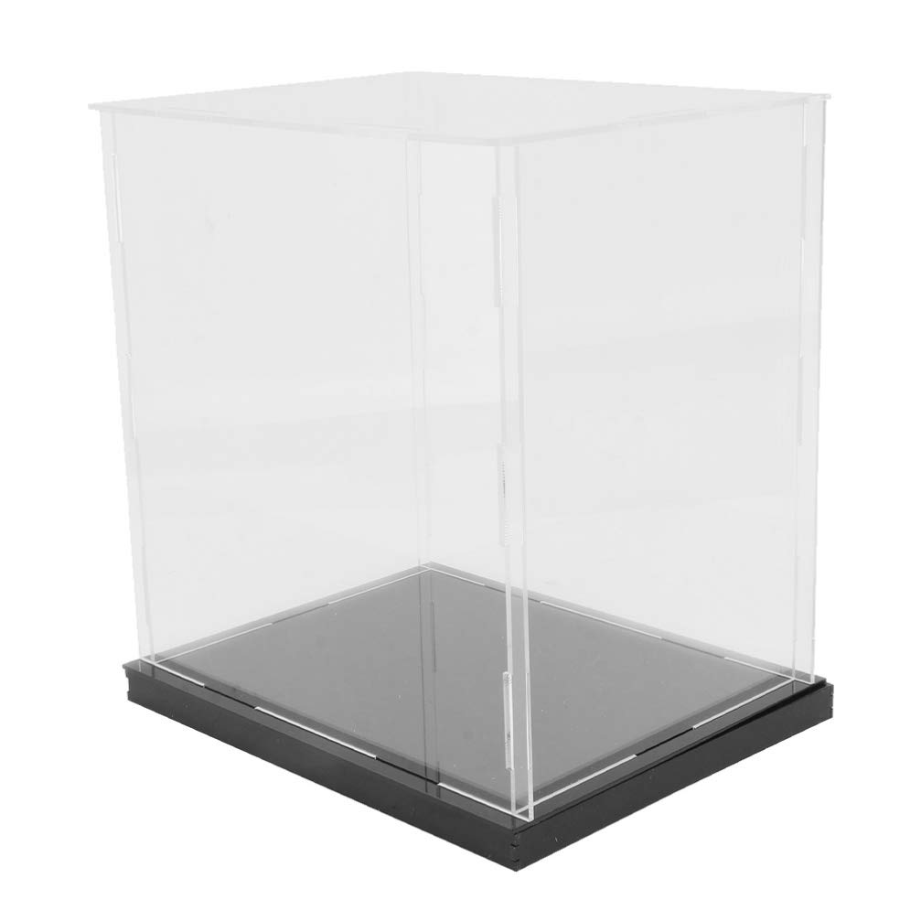 ULTNICE Acrylic Display Case Box Countertop Assemble Boxes Clear Storage Cube Protection Showcase for Action Pop Figure Collectible Toys