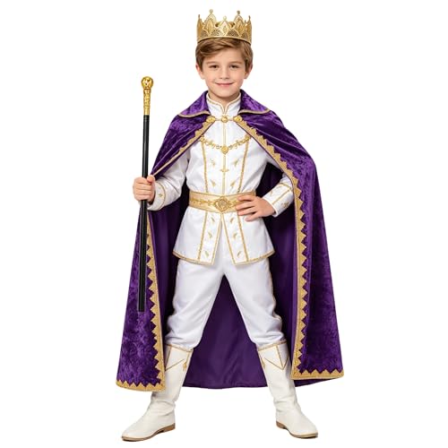 Disfraz de Rey para Niños, Set Completo
