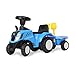 Produktbild Rutscher New Holland T7 Traktor  ab 12 Monate, Sitzhöhe 270 mm, Kippschutz, originalgetreue Optik, Anhänger mit Schaufel und Rechen, LED Licht