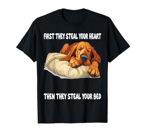 Bloodhound Sleeping Pajamas Nightgown T-Shirt