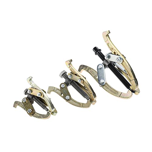 3-Jaw Gear Puller Set, 3" 4" 6" Gear Removal Tool Kit For Slide Gears, Bearings, Pulleys And Flywheels #TOP6