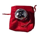 Medium Silver Believer Polar Express Sleigh Bell with Real Leather Harness