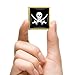 6/Pcs Pirate Flag Lapel Pins Bulk - Metal Jolly Roger Ship Captain Skull Crossed Swords Brooch Badge Souvenir