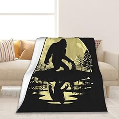 Vintage Big Foot Hiking Moon Forest