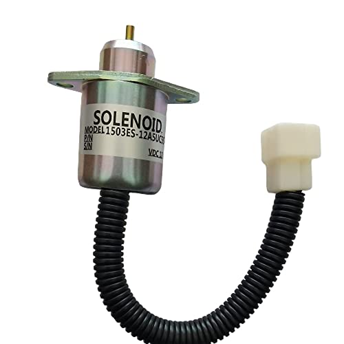 1503ES-12A5UC5S Fuel Shutoff, Stop Solenoid FITS 16616-6001-0 SA4569T, 12V