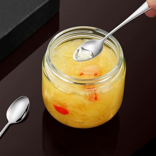 Wesdxc56 123 Demitasse Espresso Spoons, Mini Coffee Spoon, 4 Inches Stainless Steel Small Spoons For Dessert thumb #4