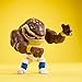 Mattel Street Sharks Action Figure with Bite & Slam Motion, Big Slammu Collectible Toy Inspired by 90s TV Half-Man Half-Shark Hero, 6-Inch