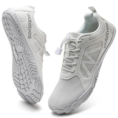 Image of WateLves Barefoot Water Shoes for Women Men Wide Toe Quick-Dry Lightweight Mesh Breathable Aqua Shoes for Beach Swim Yoga Exercise Surf Pool Boat