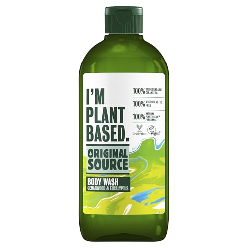 Original Source I'm Plant Based Cedarwood and Eucalyptus Shower Gel, 335 ml