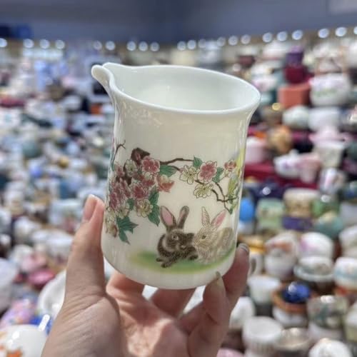 Distributeur de thé domestique en porcelaine blanche pure