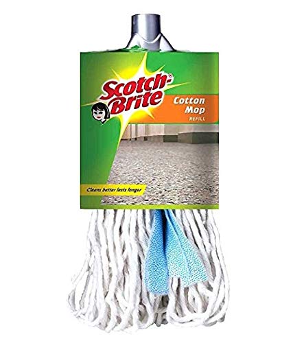 Scotch-Brite Cotton Handle Mop Refill-Pack of 1