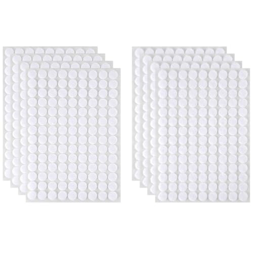 Image of Ainiv 504 Pairs Self-Adhesive Hook and Loop Dots, Double-Sided Adhesive Tape Stickers, Removable Adhesive Sticker Traceless, Waterproof DIY Stickers Crafts Dots Round Pads for Home School Office