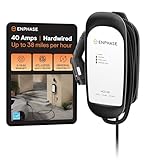 40 Amp Level 2 EV Charger for Home, Enphase HCS-50 (Formerly ClipperCreek), Hardwired, 5-Year Warranty, 25 ft Cable, J1772 Connector, Charge up to 38 Miles of Range per Hour