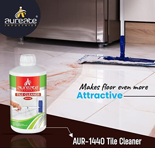 Image of Aureate Heavy Duty Fast Acting Tile, Floor & Ceramic Cleaner Removes Heavy Stains & Hardwater Marks, Lime Fragrance (2 Ltrs, Lime Fragrance)