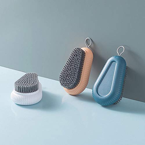 Selaurel Cleaning Brush Soft Bristle Brush Laundry Scrub Brush Clothes Underwear Shoes Scrubbing Brush, Easy To Grip Household Cleaning Brushes Tool For Countertops Bathtubs (Blue) #TOP5