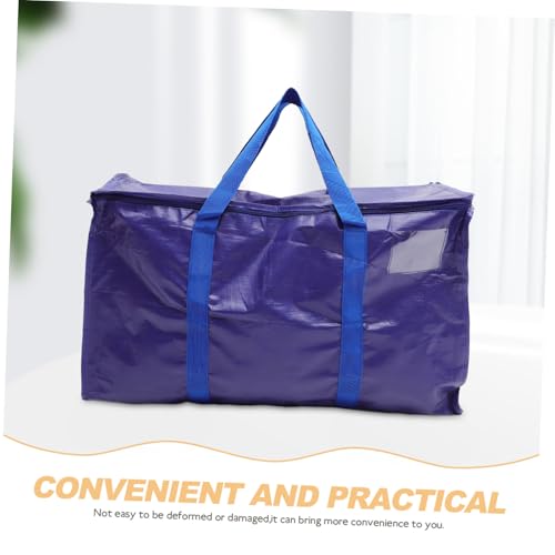 Grand contenant de rangement souple polyvalent avec fermeture éclair - 8