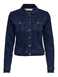 Standard JACQUELINE DE YONG Damen Jdynewwinner Str Jacket Box Dnm Noos Jeansjacke, Medium Blue Denim, M EU