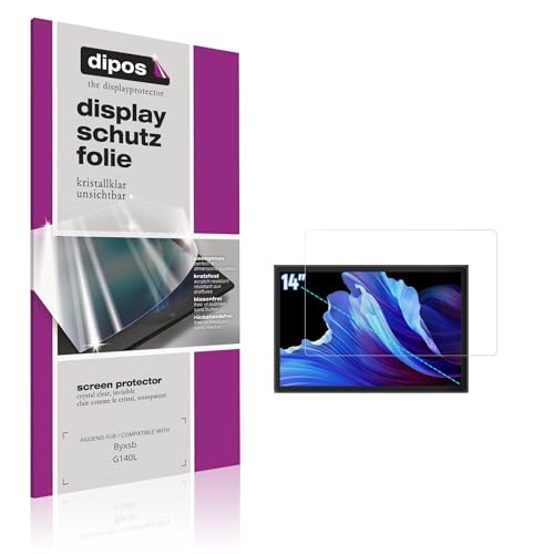 Protection ecrán transparente compatible Byxsb G140L dipos pour éviter les rayures